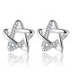 Fashion Silver Star Earring For Women Jewelry